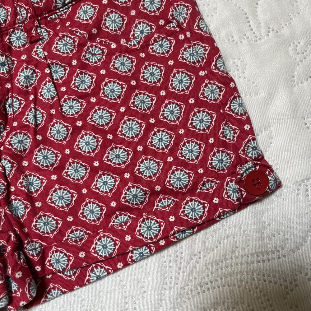 Sfera Patterned Button Shorts Size 6/7 - Picture 3 of 5